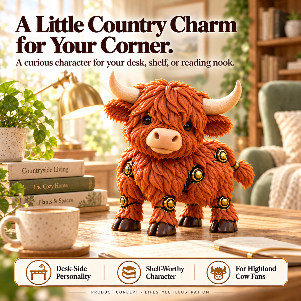 🥚🐮 2-in-1 Transforming Highland Cow Egg – A Little Egg, a Charming Highland Surprise