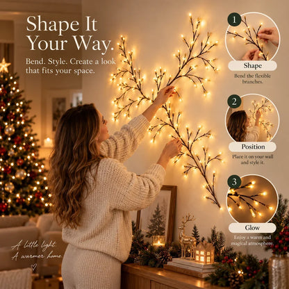 🎄 GlowVine™ Flexible Christmas Wall Lights