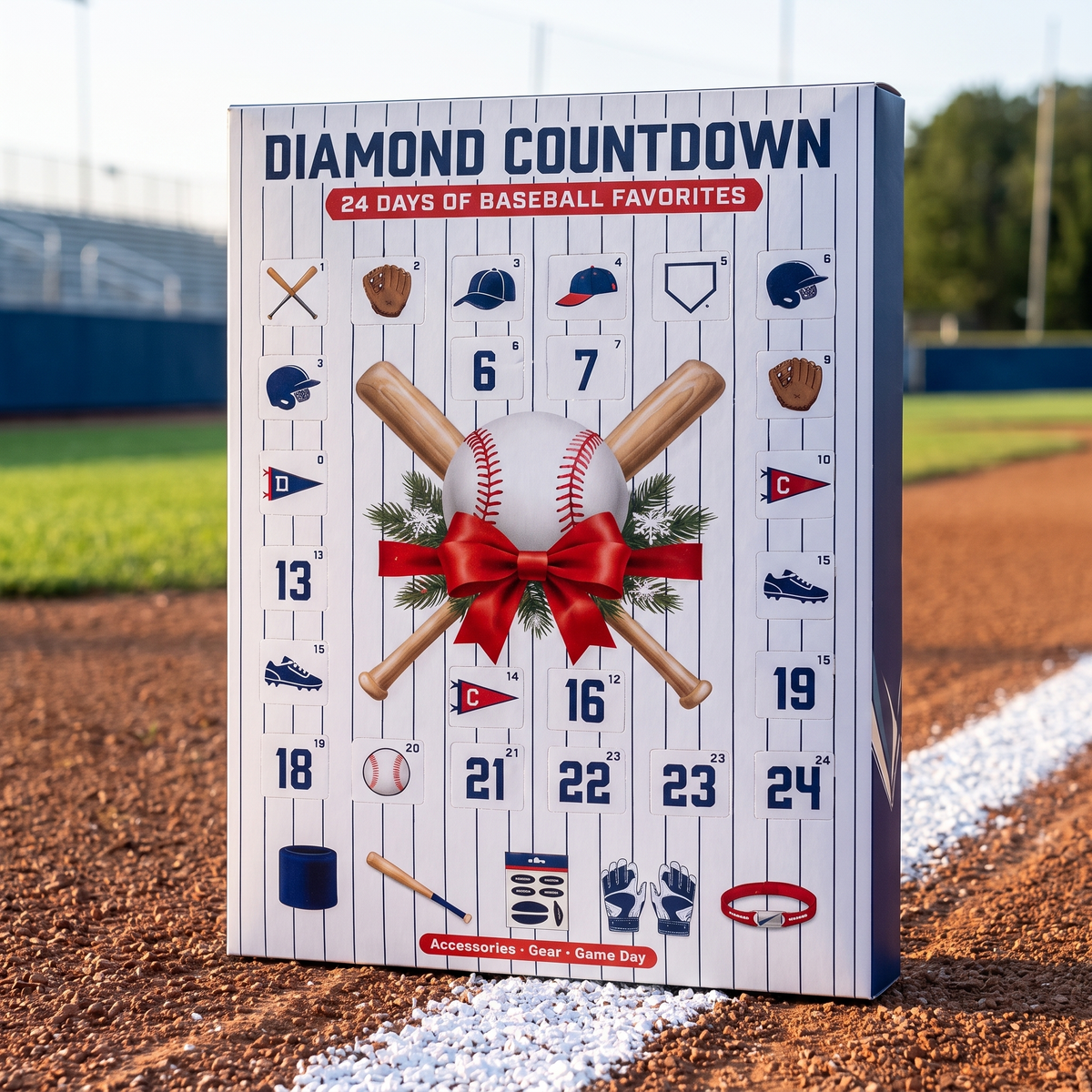 ⚾ 24-Day Baseball Advent Calendar – Daily Diamond Countdown Surprises