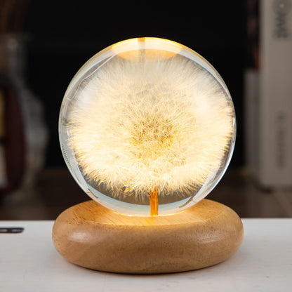 Eternal Flower Resin Lamp 🌸 Handcrafted Floral Night Light, Unique Home Decor & Meaningful Gift