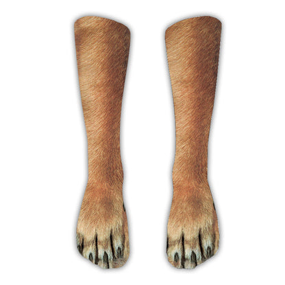🔥3D Animal Paw Print Novelty Socks
