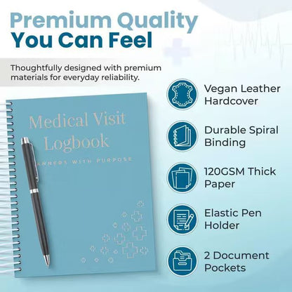 📖 Medical Visit Logbook – Health Planner & Appointment Tracker 🩺