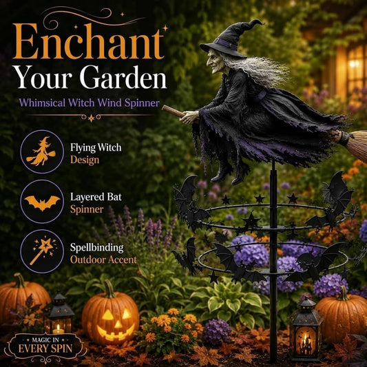 🔥 Limited time 70% OFF – 🧙‍♀️ The Enchanted Witch Garden Wind Spinner