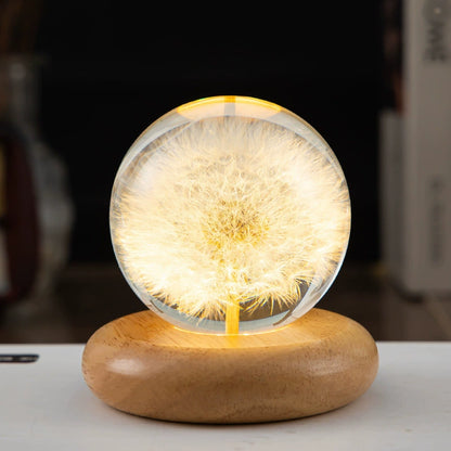 Eternal Flower Resin Lamp 🌸 Handcrafted Floral Night Light, Unique Home Decor & Meaningful Gift