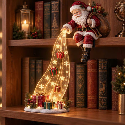 🎅 60% OFF Christmas Shelf-Edge Lighted Scene Decor ✨ A Magical Holiday Display For Home