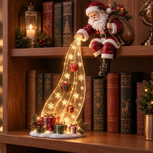 🎅 60% OFF Christmas Shelf-Edge Lighted Scene Decor ✨ A Magical Holiday Display For Home
