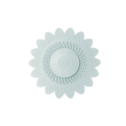 🌻 50% OFF Sunflower Silicone Drain Cover – Hair Catcher, Odor Blocker & One-Press Drain 💧