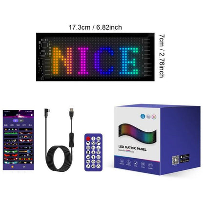 🔥 Custom LED Car Display – Text, Colors & Dynamic Animations