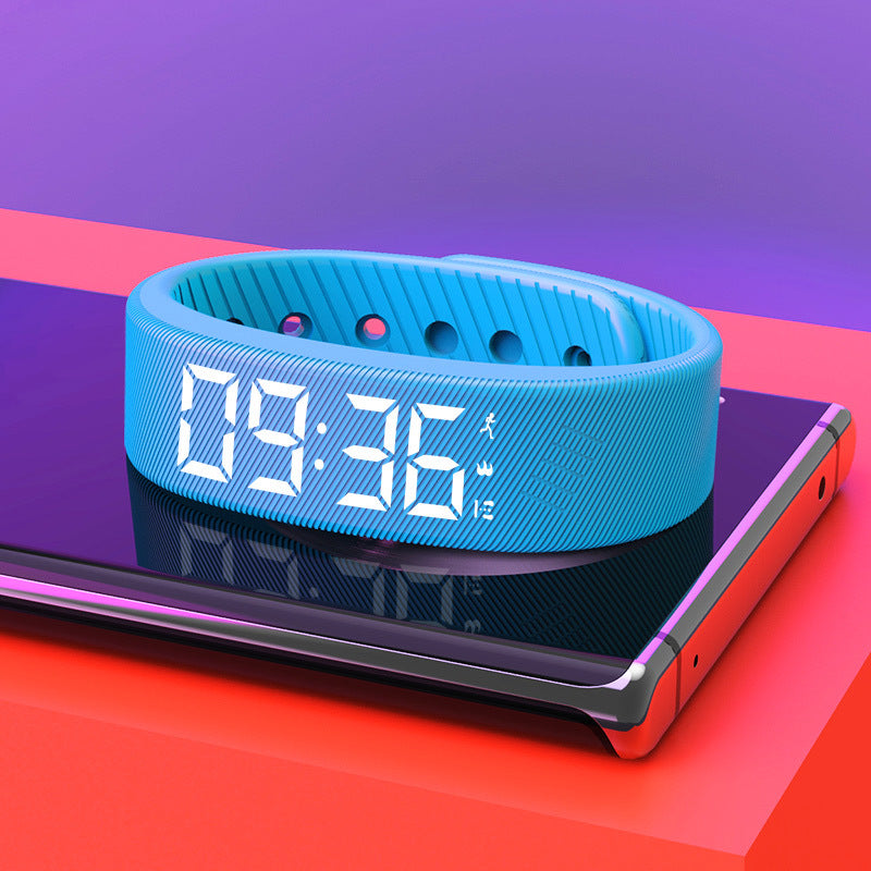 ⚡ 50% OFF – USB Rechargeable Fitness Tracker & Silent Alarm