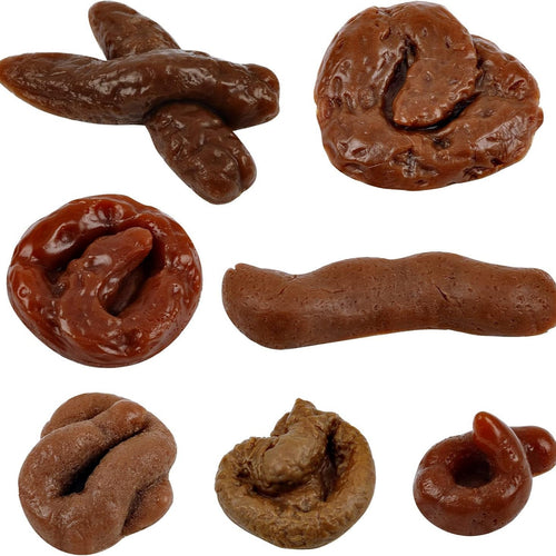 😂7 Pcs Fake Poop - Realistic Prank Poop