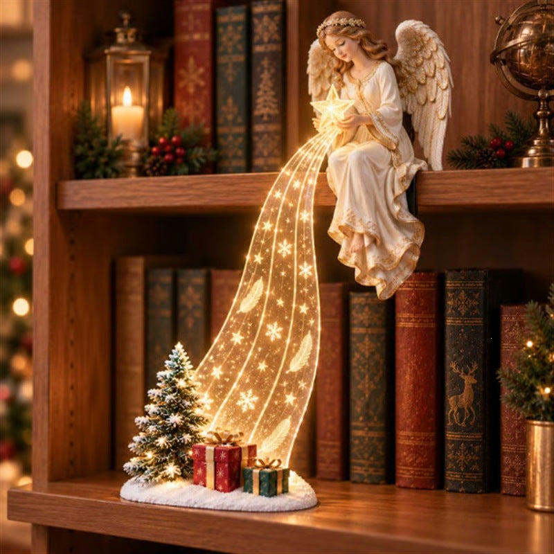 🎅 60% OFF Christmas Shelf-Edge Lighted Scene Decor ✨ A Magical Holiday Display For Home