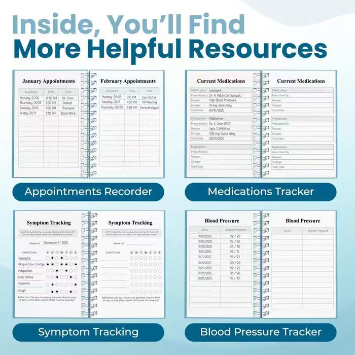 📖 Medical Visit Logbook – Health Planner & Appointment Tracker 🩺