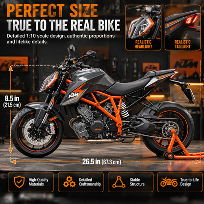 🔥LAST DAY 49%🏍️ Motorcycle Model Kit – 1:6 Scale DIY Assembly & Fuel-Powered Engine