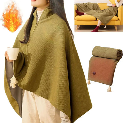 ❄️ LAST CHANCE 50% OFF Heated Wearable Blanket – Stay Warm at Your Desk Without Bulky Layers 🔥