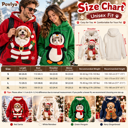 🎄 Christmas Pet Carrier Jumpsuit ✨ Keep Your Furry Friend Close This Holiday!
