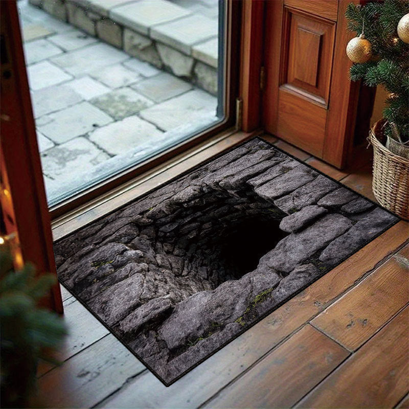 🎃 50% OFF Halloween 3D Optical Illusion Mat – Make Guests Look Twice