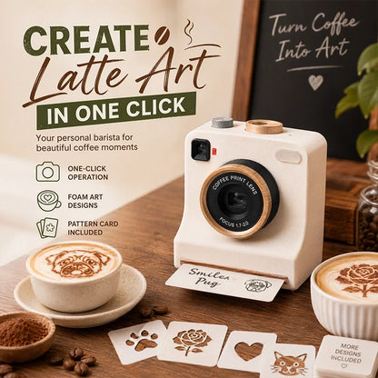☕✨ 50% OFF Latte Art Maker Camera Tool – Turn Every Coffee Into A Creative Masterpiece 🎨