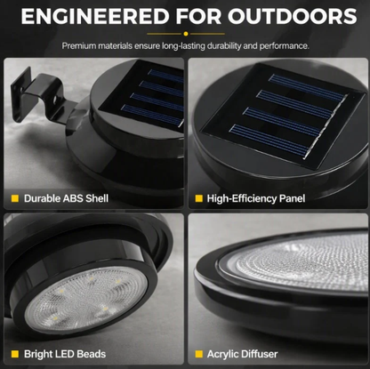 Outdoor Waterproof Solar LED Gutter Wall Lights