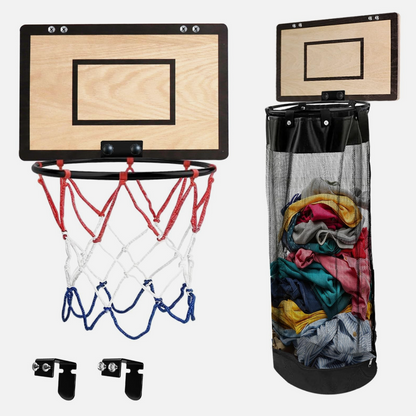 🏀 Over-the-Door Basketball Laundry Hamper – Turn Laundry into a Fun Game