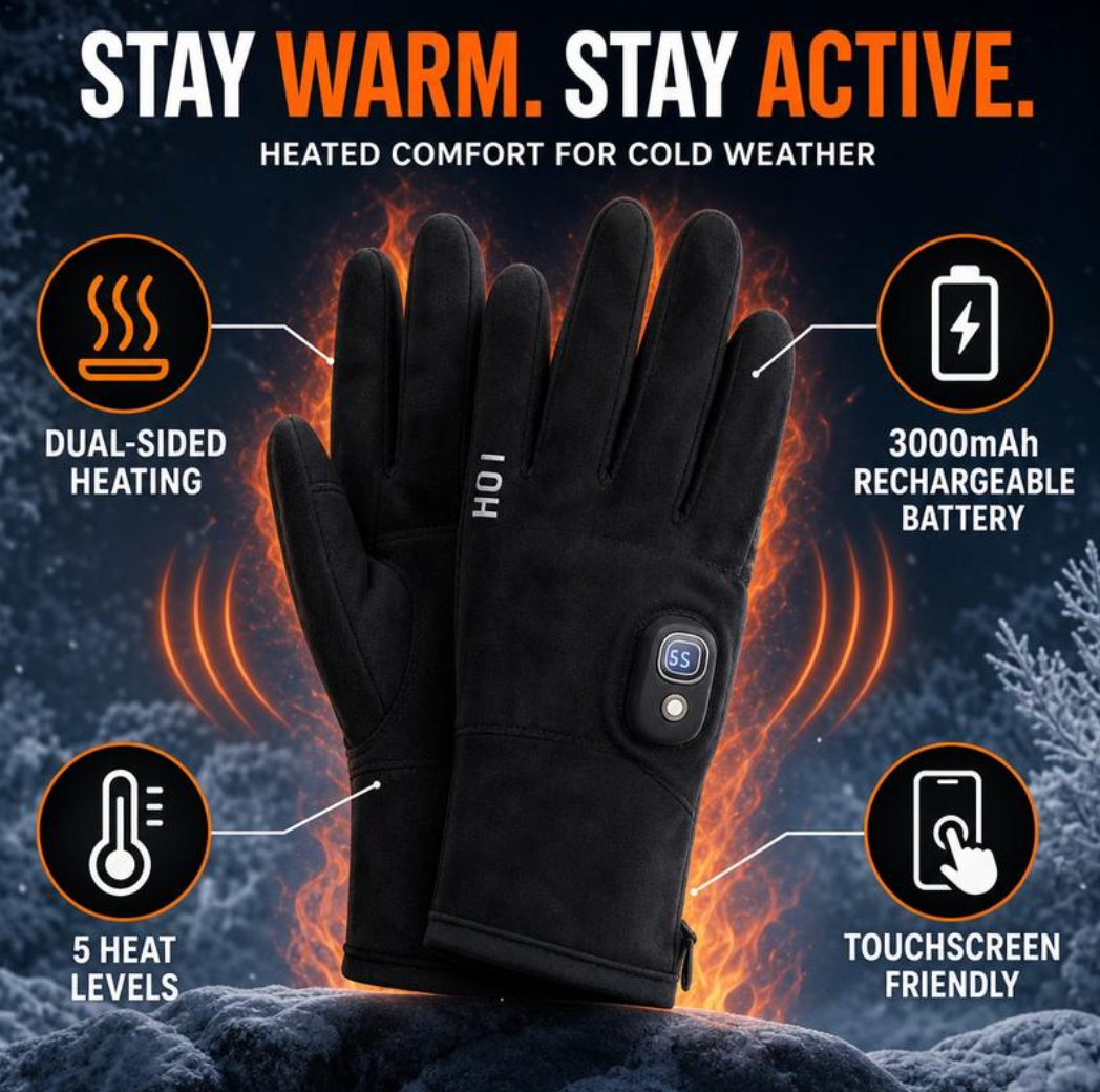 Warmr™ Rechargable Heated Gloves