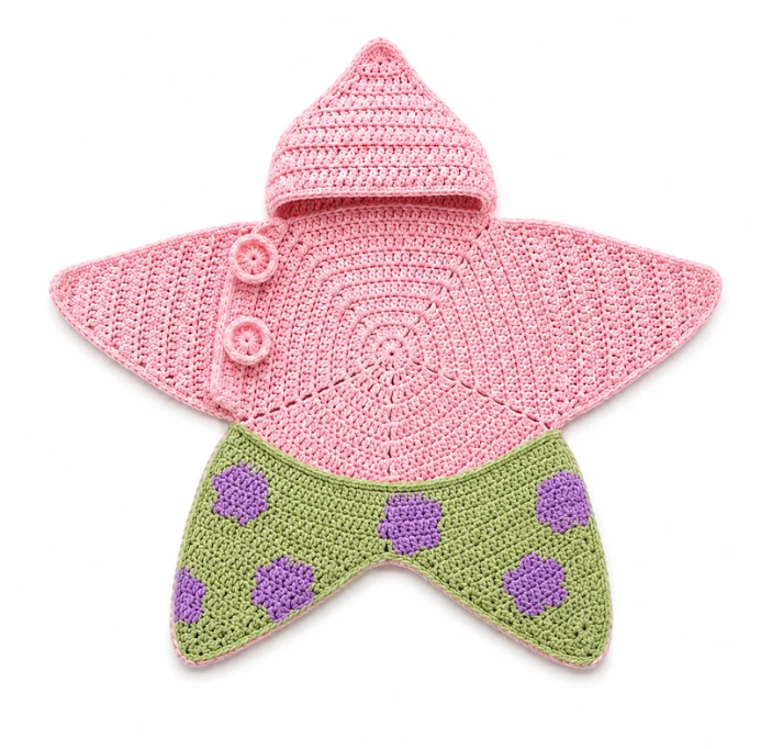 👶Turn Your Little One Into the Cutest Starfish Ever! – Handmade Baby Outfit🥹