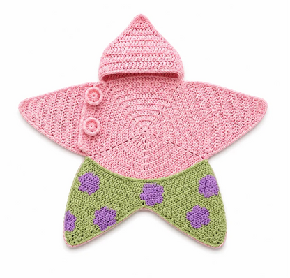 👶Turn Your Little One Into the Cutest Starfish Ever! – Handmade Baby Outfit🥹