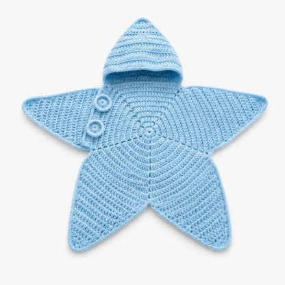👶Turn Your Little One Into the Cutest Starfish Ever! – Handmade Baby Outfit🥹
