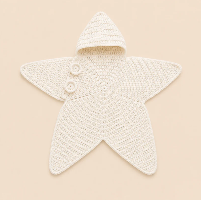 👶Turn Your Little One Into the Cutest Starfish Ever! – Handmade Baby Outfit🥹