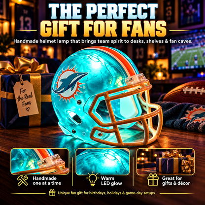 💡 Glowing Football Helmet Lamp – Pick Your Team Style