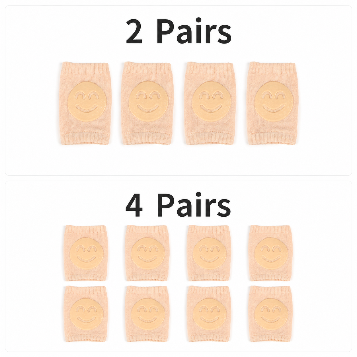 👶 Anti-Slip Baby Crawling Knee Pads – Soft Breathable Knee Protectors for Crawling & First Steps 🛡️