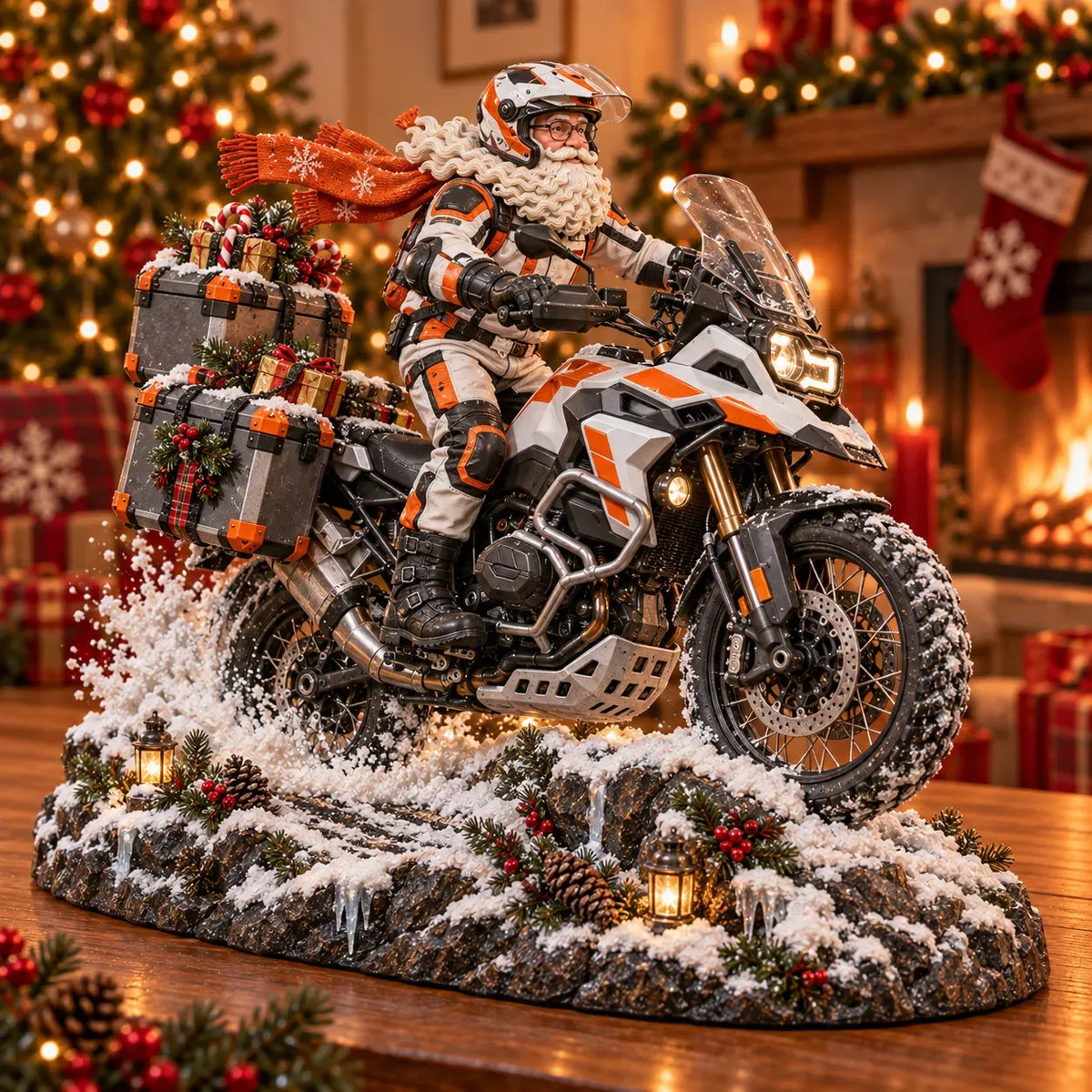 ⭐🏍️ Santa’s Ride Home – Christmas Motorcycle Keepsake Collection💨