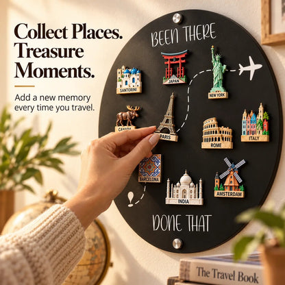 🌎✨Travel Magnet Board - 💕Every Magnet Has a Story. Every Journey Deserves a Place ↗