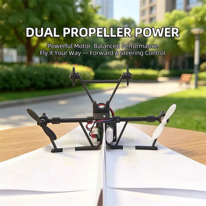 🔥 55% OFF LAST DAY 🔥 DIY RC Paper Airplane Kit - Smart Gyro-Stabilized Flying Toy ✈️