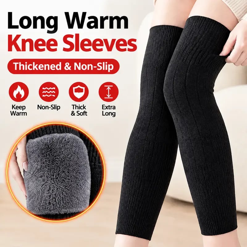 🔥🦵Extra Long Thermal Leg Warmers – Stay Warm All Winter