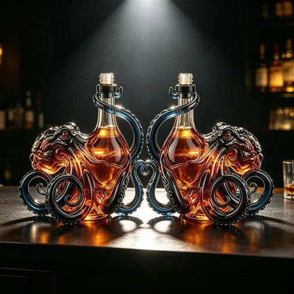 🎁 The  Rum Edition 3D Octopus Bottle 🐙🥃