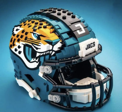🏈 Football Helmet Building Blocks – 300+ Piece Collectible Model Kit 🎁