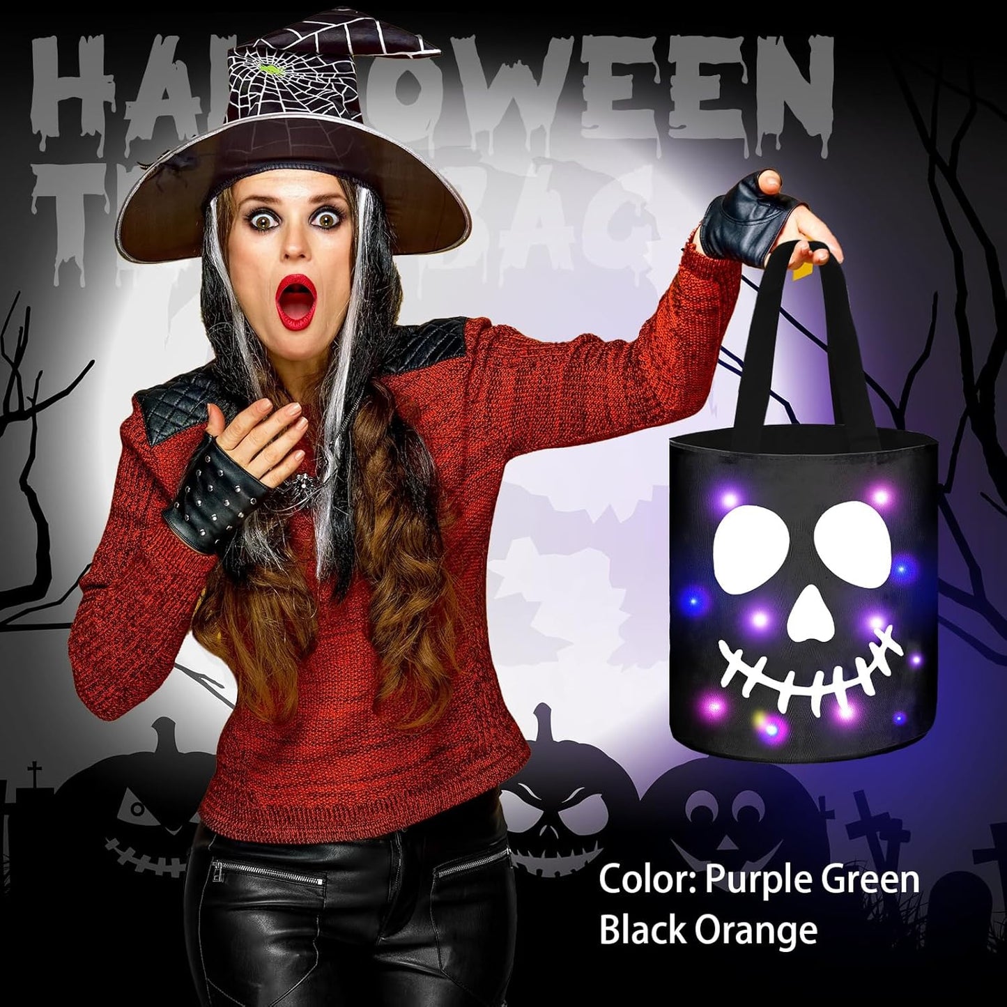 🔥LAST DAY 49% OFF - 🎃 Halloween Candy Bucket Set