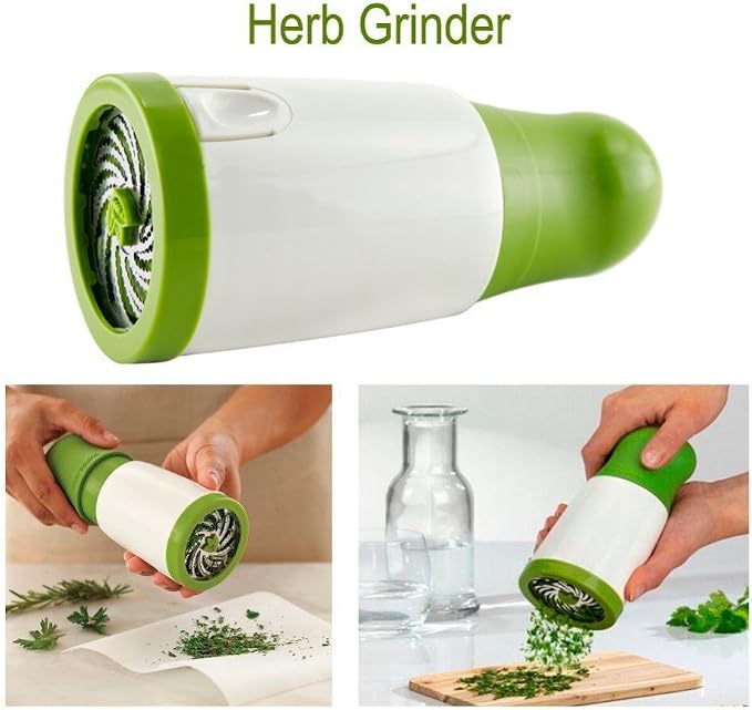 🌿 Manual Herb Grinder & Spice Shredder – No-Electric Kitchen Chopper