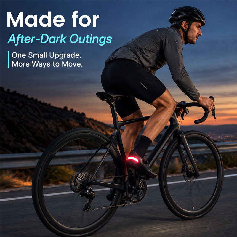 🏃 LED Shoe Heel Lights ✨ Stay Visible on Every Night Run