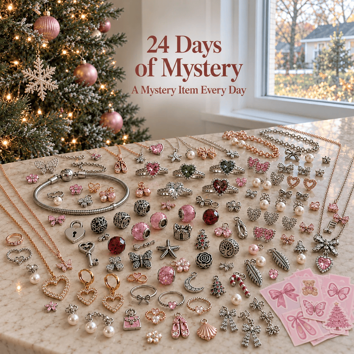 🎄 24-Day Jewelry Advent Calendar — A Little Sparkle Behind Every Door ✨🎁