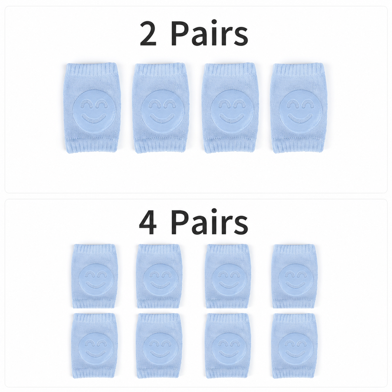 👶 Anti-Slip Baby Crawling Knee Pads – Soft Breathable Knee Protectors for Crawling & First Steps 🛡️