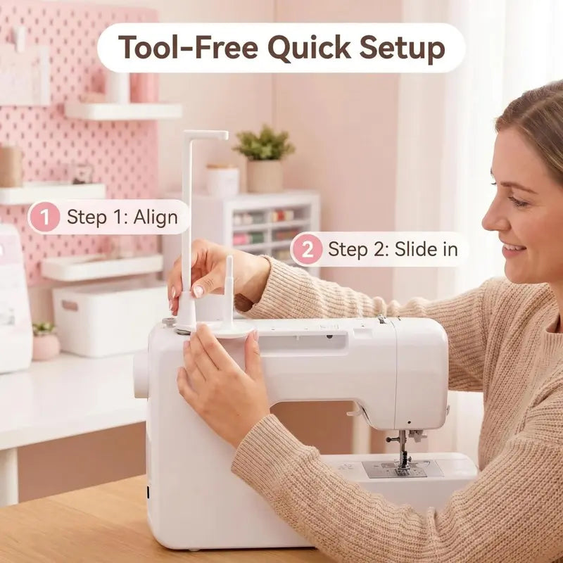 🧵Large Capacity Thread Spool Stand🪡(Compatible With Most Sewing Machines In US Markets)