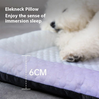 ❄️ Ice Silk Pet Cooling Mat – Breathable Summer Cooling Bed for Dogs & Cats