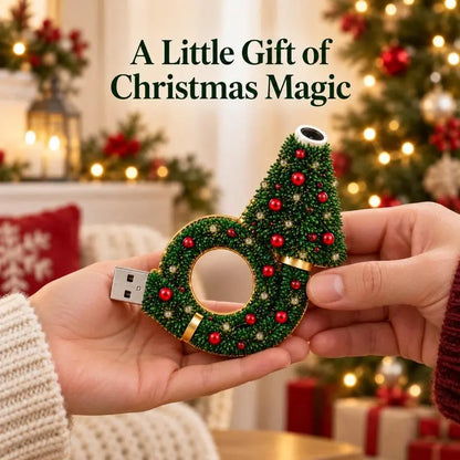 🎄 50% OFF Christmas Projector Night Light ✨ USB Holiday Wall Projector