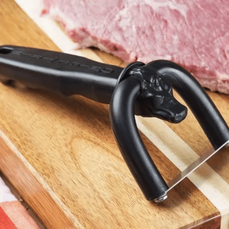 🥩 Precision Meat Fat Trimmer – Ergonomic Stainless Steel Meat Trimming Tool 🔪