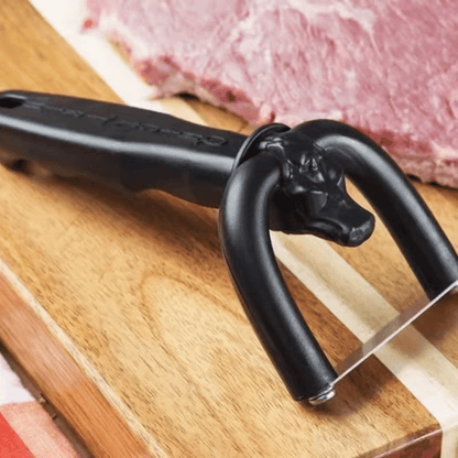 🥩 Precision Meat Fat Trimmer – Ergonomic Stainless Steel Meat Trimming Tool 🔪