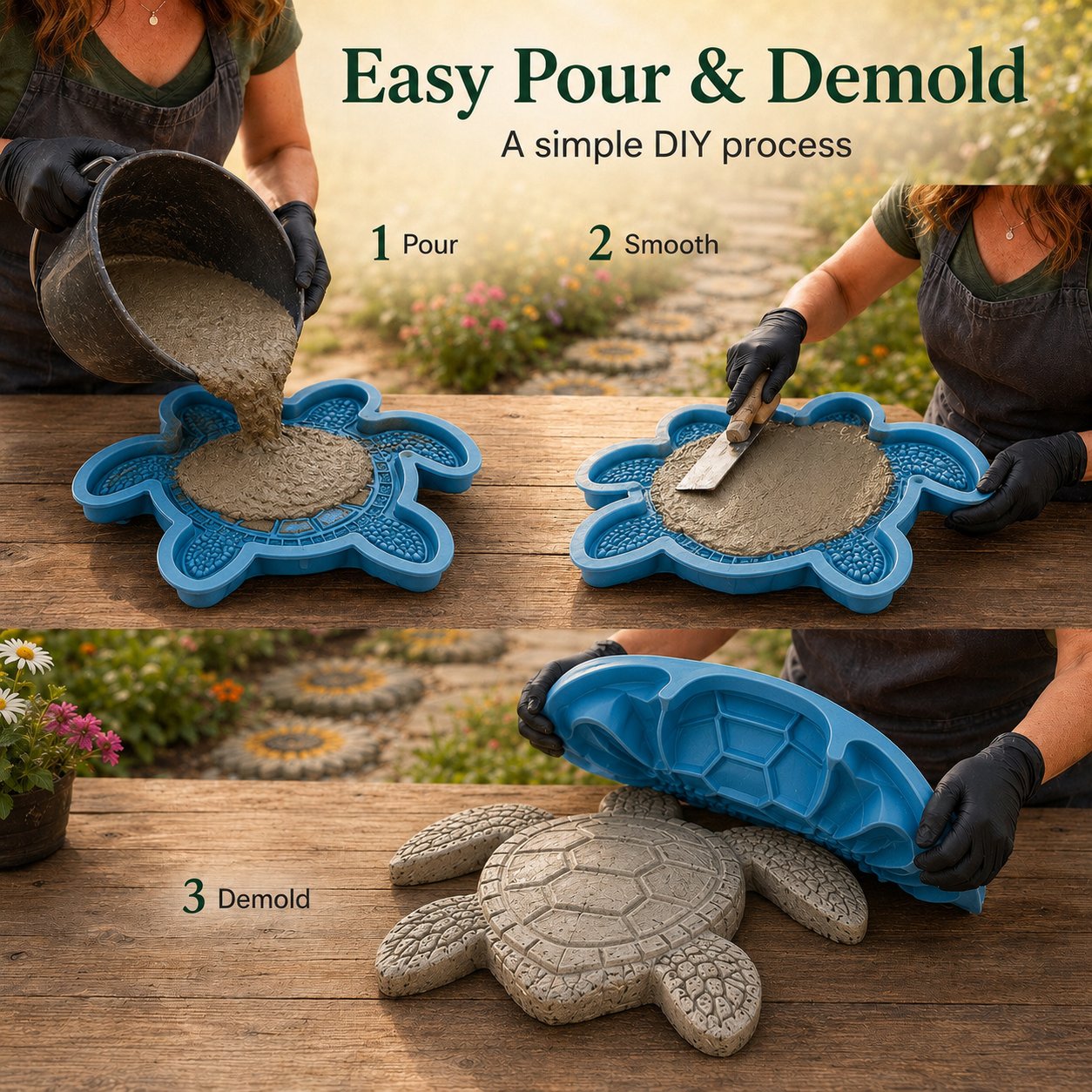 💥 LAST DAY 49% OFF – 🌊 Ocean Garden Art Mold | Buy 2, Free Shipping