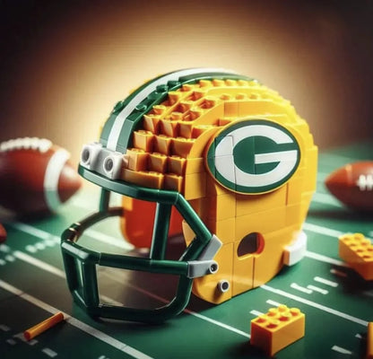 🏈 Football Helmet Building Blocks – 300+ Piece Collectible Model Kit 🎁