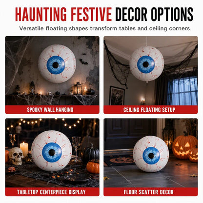 🔥HOT SALE 49% OFF🎃 Giant 22' 4D Eyeball Balloons | Creepy Halloween Party Decorations for Spooky Home & Garden