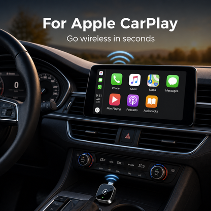 Wired-to-Wireless CarPlay In-Car Connectivity Box Module, Smart Android AutoCarPlay Box